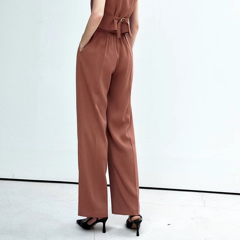 STF2409-00301 Leeds Set Span Setting Missy Look 綁帶西裝褲