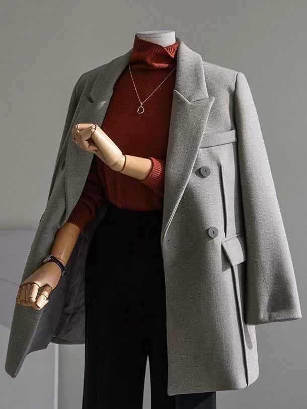 Hand made羊毛大衣 |wcoat120100