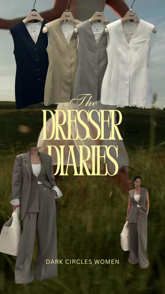 Celebrate 質感v領挺版短背心洋裝 DR040501