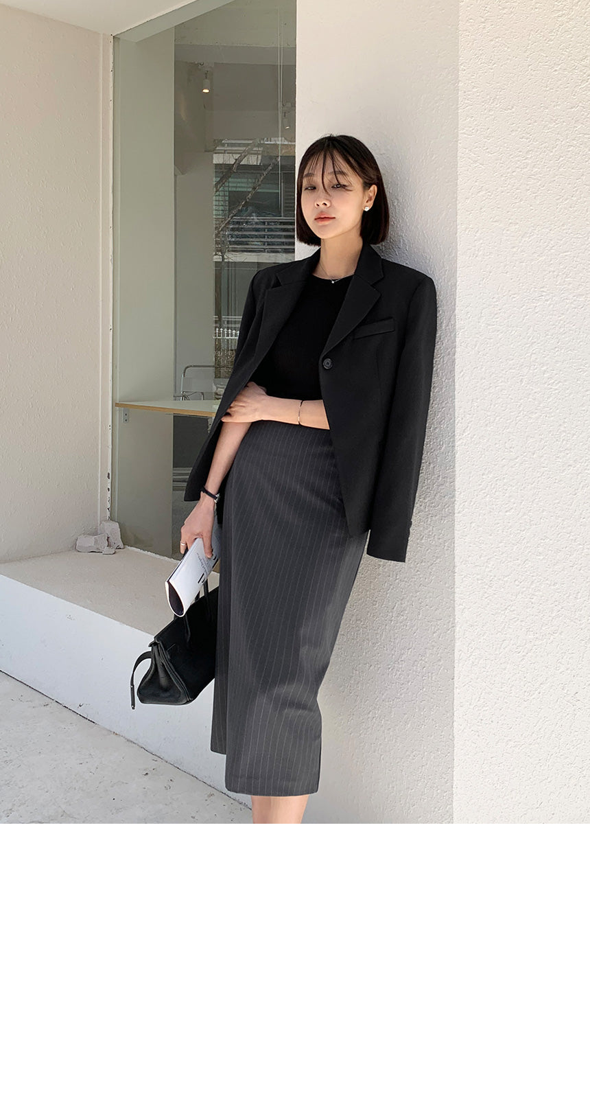 Soft Frame Knit Top|柔光立體針織上衣 | Send Tweed Sleeveless Top250512