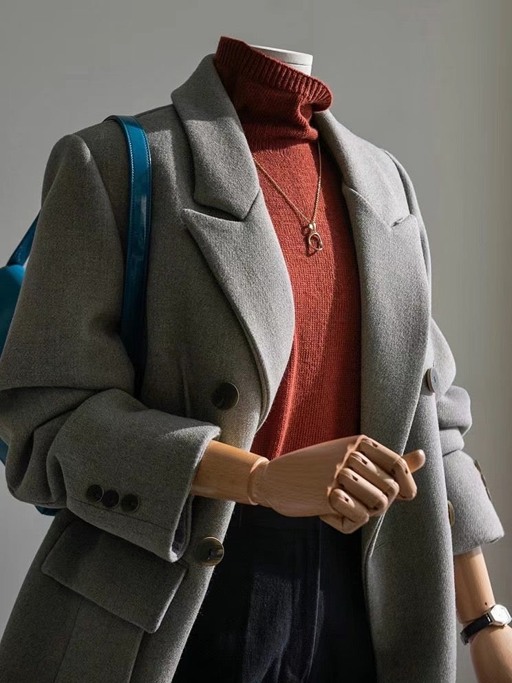 Hand made羊毛大衣 |wcoat120100