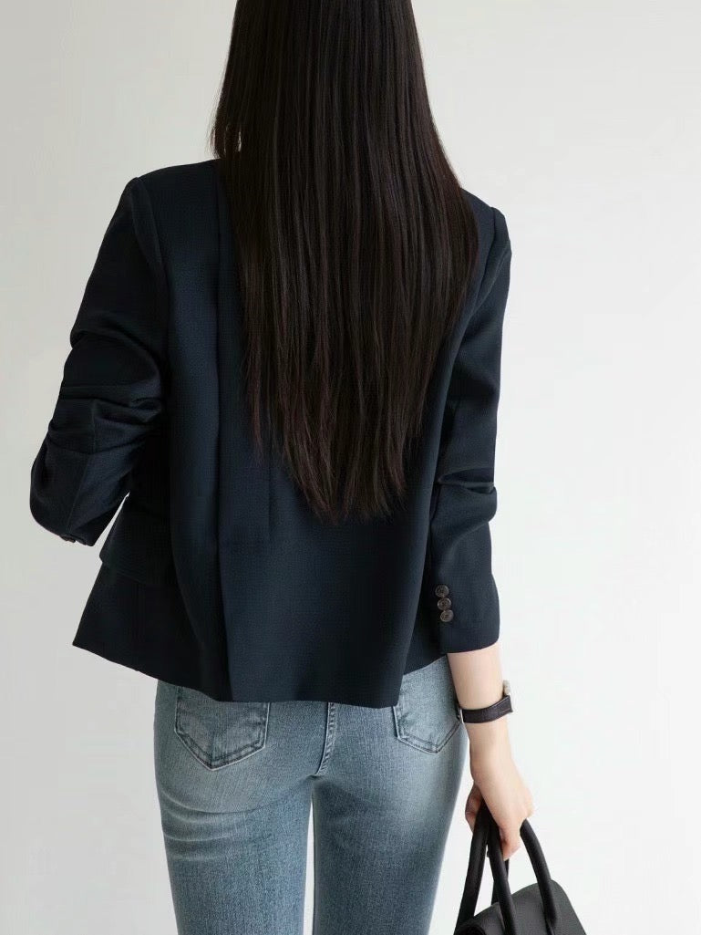 Léa Summer Double-Breasted Blazer
|夏日薄款雙排扣西裝外套 blazer_0705