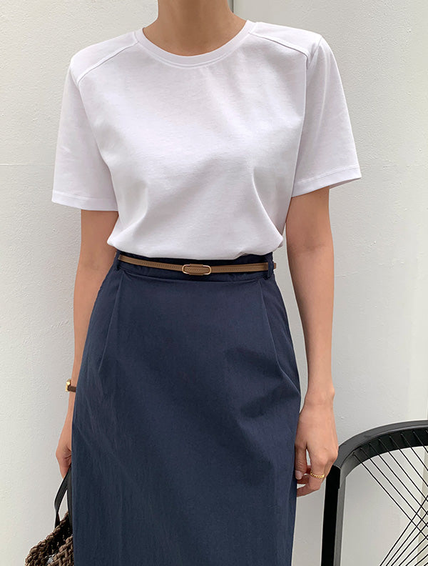 Harrison | 棉質素色休閒質感短袖,Top032701