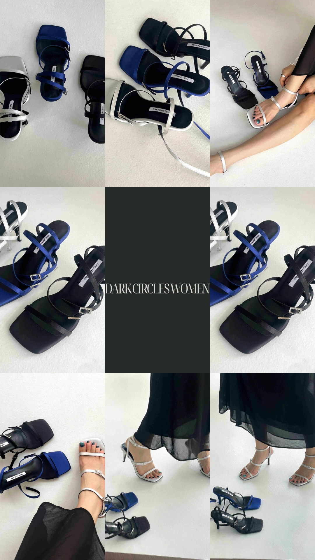 Be you正韓緞面鞋帶細根質感涼鞋,Sh052202