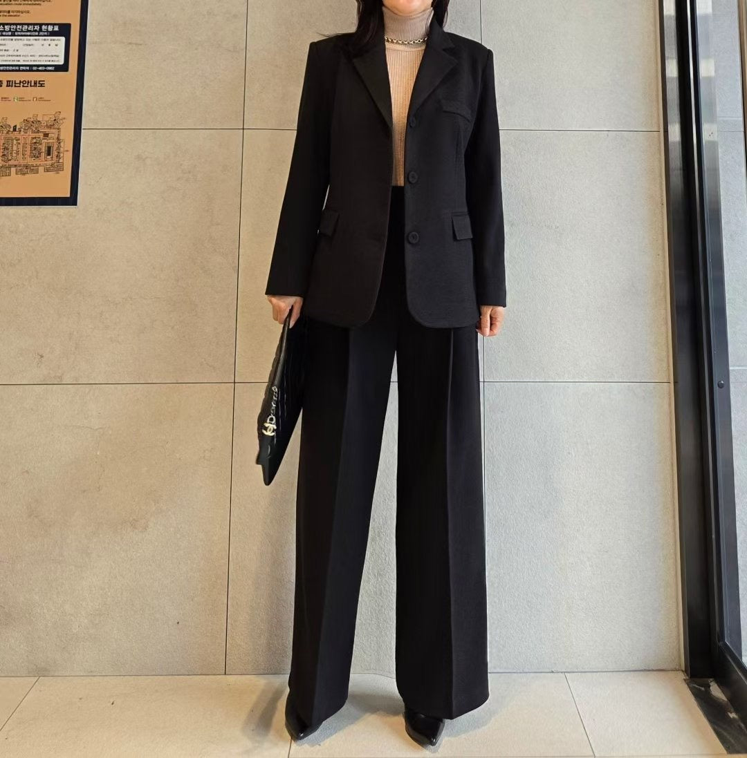 Modern Tailored Set| 簡約三扣西裝舒適兩件式套裝 , SUIT122690