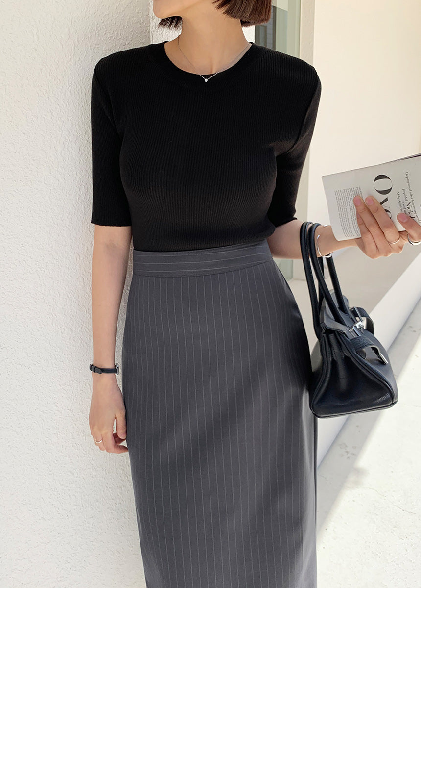 Soft Frame Knit Top|柔光立體針織上衣 | Send Tweed Sleeveless Top250512