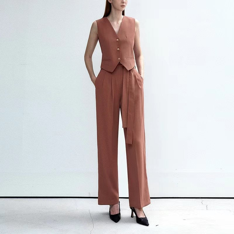 STF2409-00301 Leeds Set Span Setting Missy Look 綁帶西裝褲