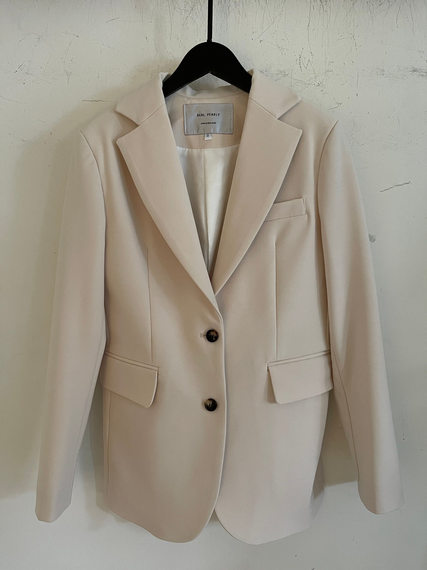 Warmth 杏珀經典雙釦西裝外套 suit011601