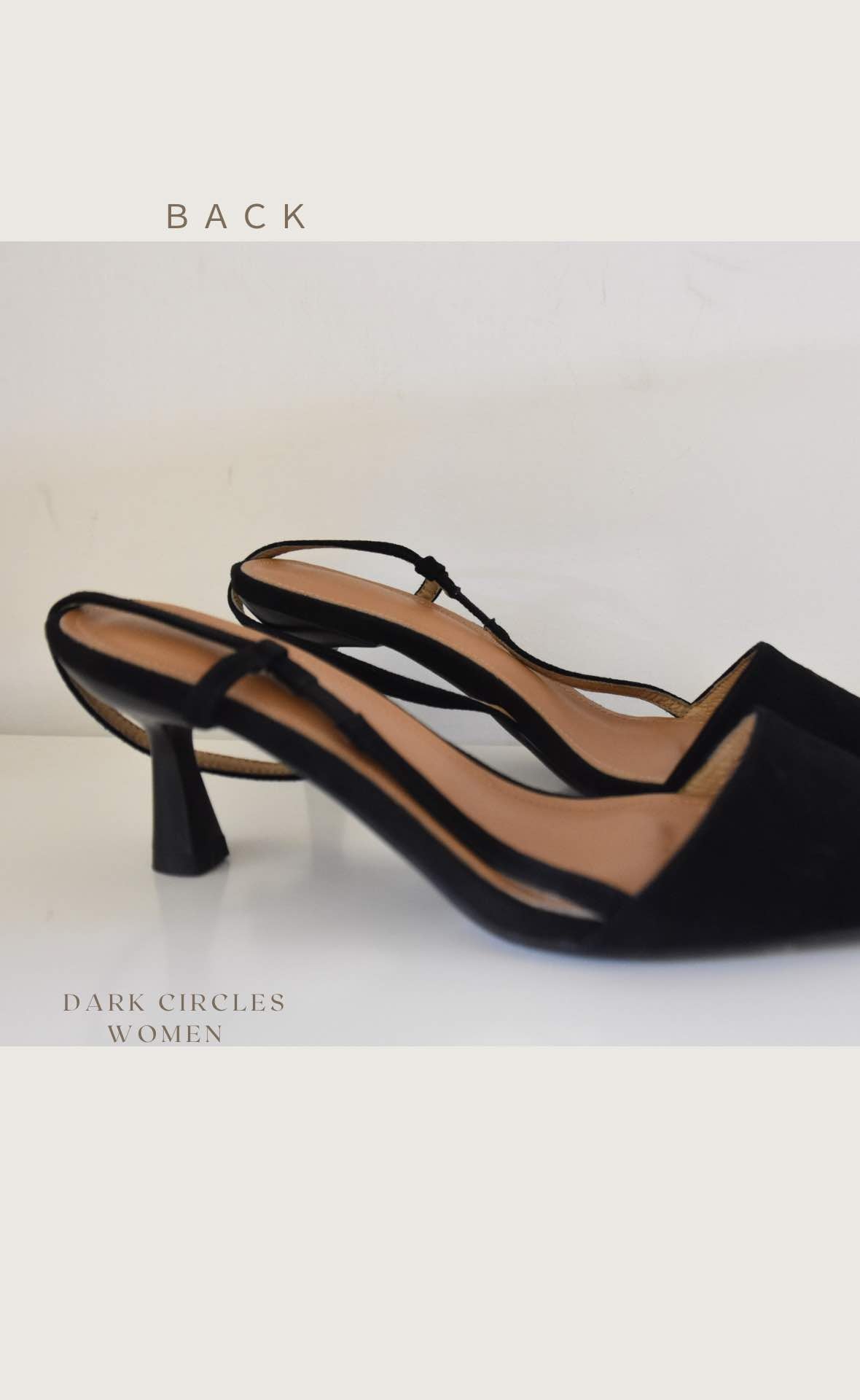 側縷空三角顯瘦跟鞋,shoe051003