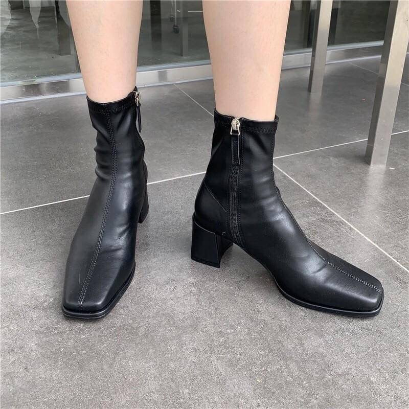 氣質貼腿短靴,OD13