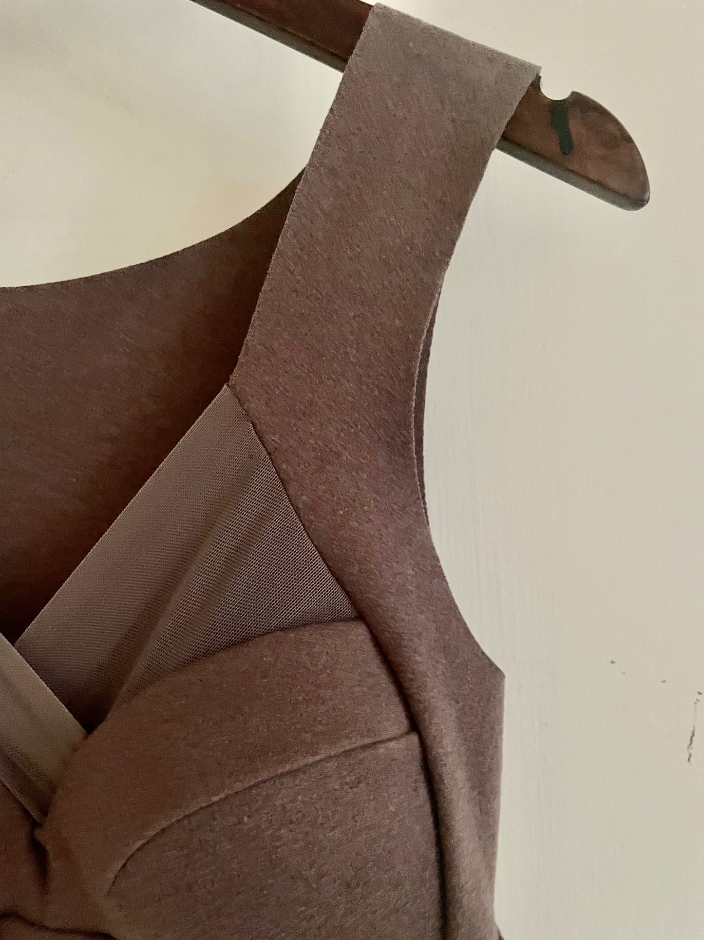 羊絨發熱一體式罩杯保暖V領性感背心