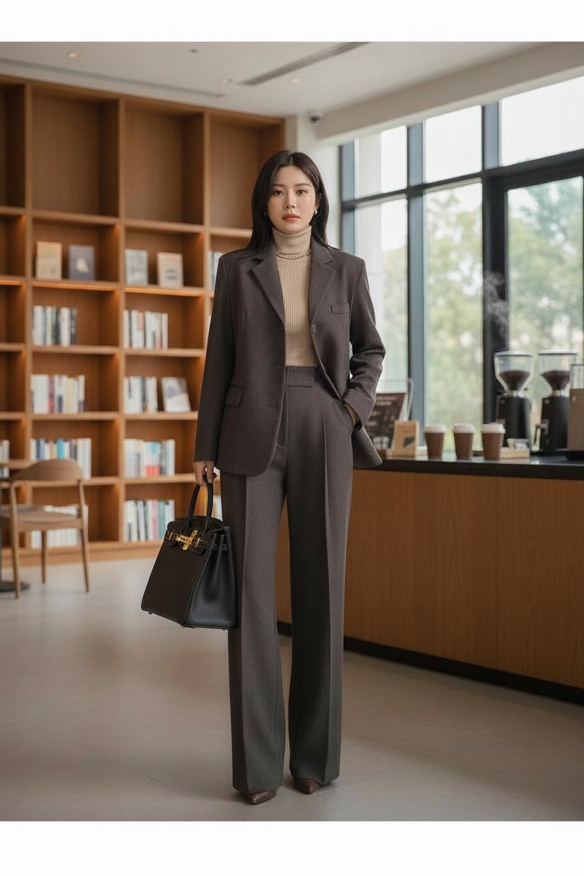 Modern Tailored Set| 簡約三扣西裝舒適兩件式套裝 , SUIT122690