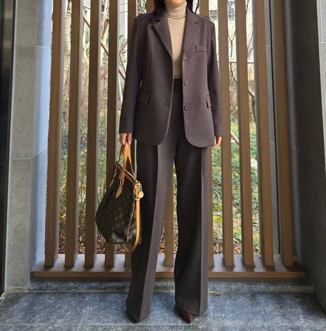 Modern Tailored Set| 簡約三扣西裝舒適兩件式套裝 , SUIT122690