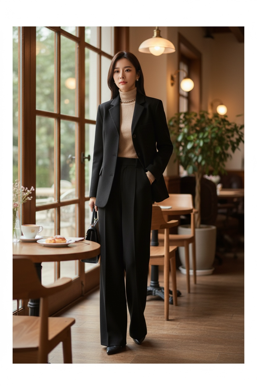 Modern Tailored Set| 簡約三扣西裝舒適兩件式套裝 , SUIT122690